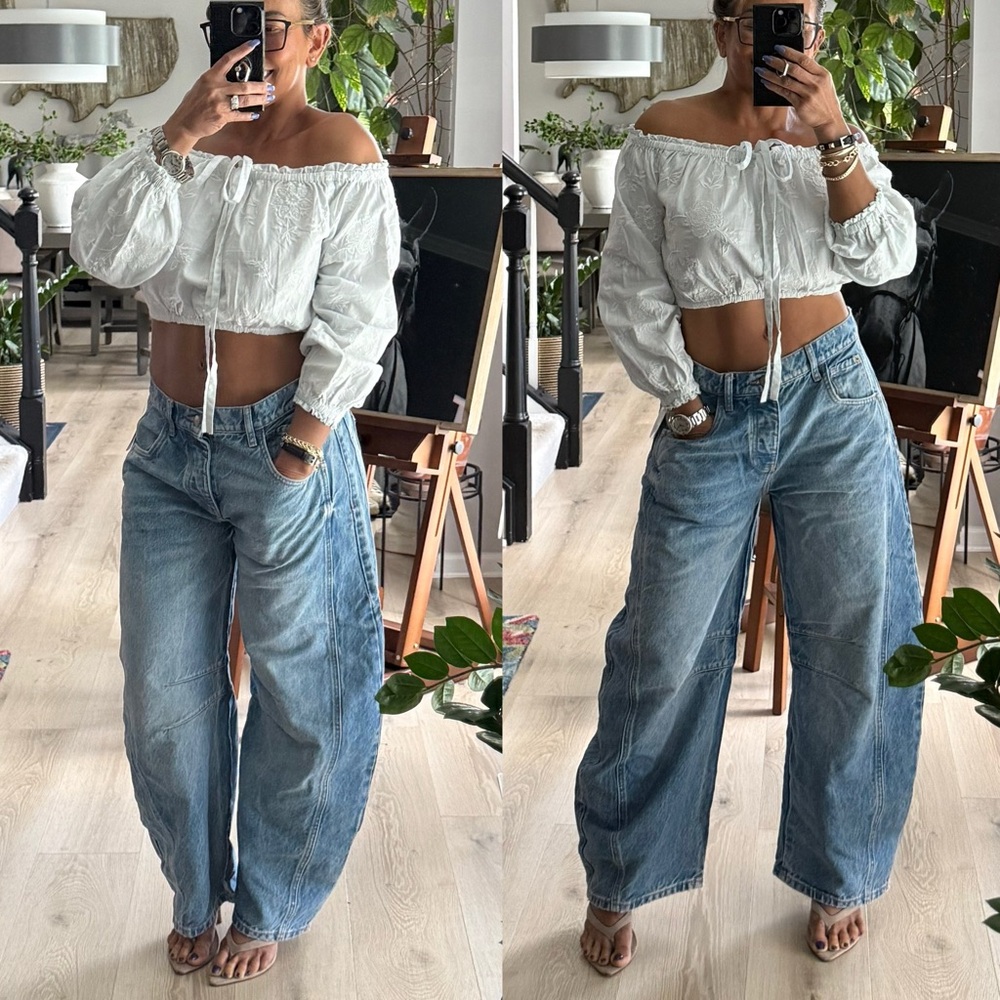 INTERMIX COLD SHOULDER TOP S - Picture 4 of 10